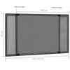 vidaXL Zanzariera Allungabile per Finestre Antracite (100-193)x75 cm - Image 9 of 9