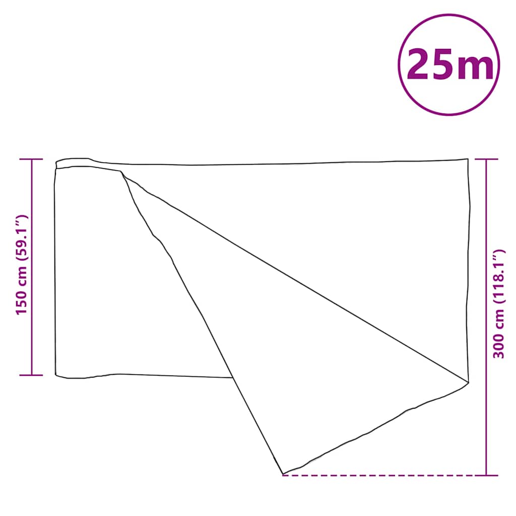 Rete per Privacy in HDPE 75 g/m² 1,5×25 m Nera - Image 4 of 4