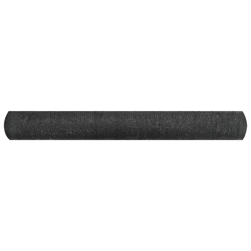 vidaXL Rete per Privacy in HDPE 195 g/m² 1x50 m Nero - Image 1 of 4