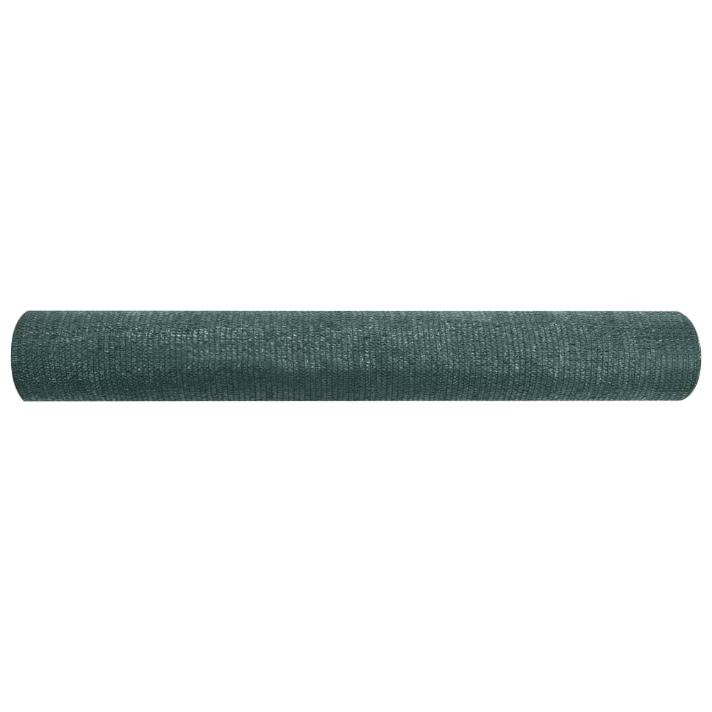 vidaXL Rete per Privacy in HDPE 75 g/m² 1x25 m Verde - Image 2 of 10