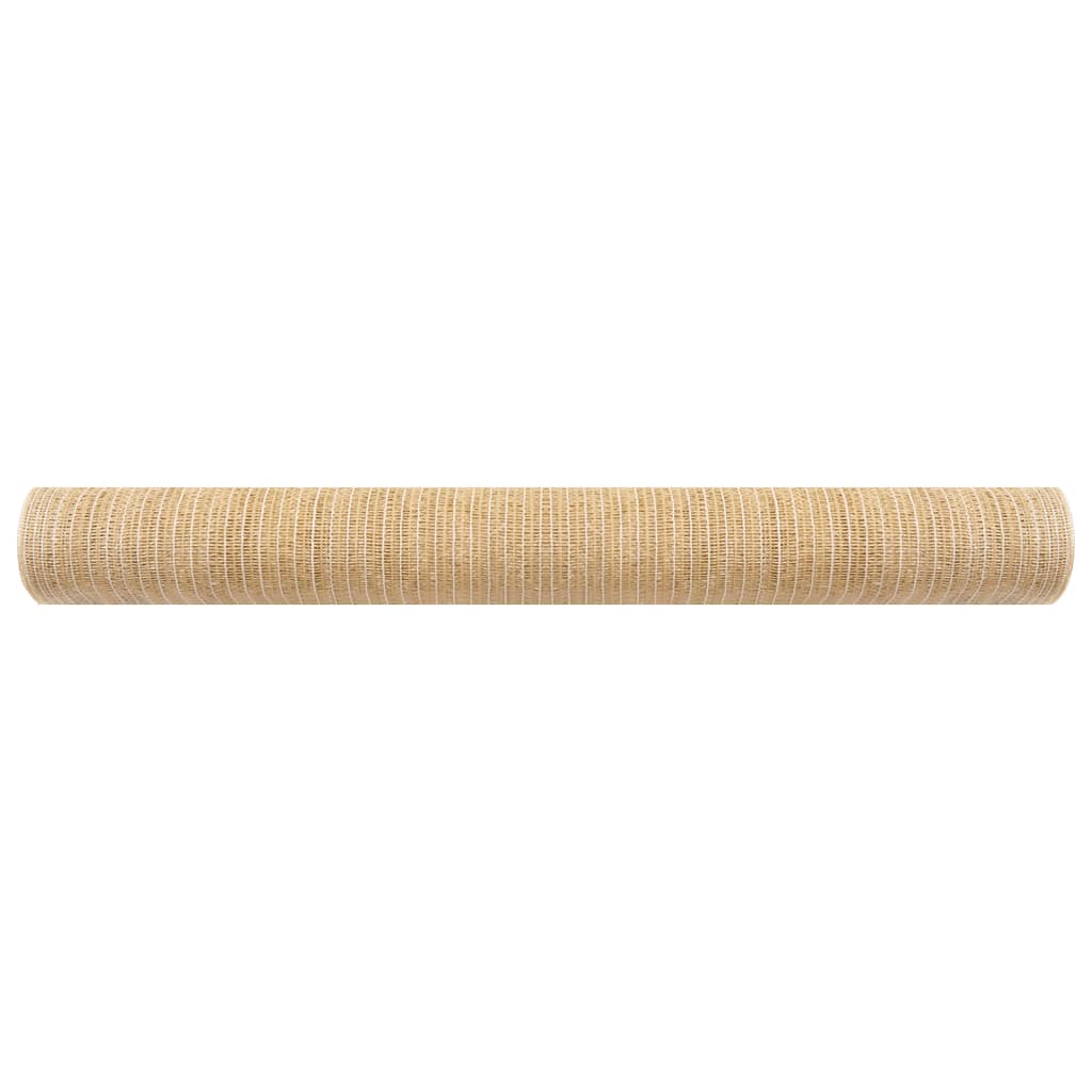 vidaXL Rete per Privacy Beige 1,5x25 m in HDPE 75 g/m² - Image 2 of 2