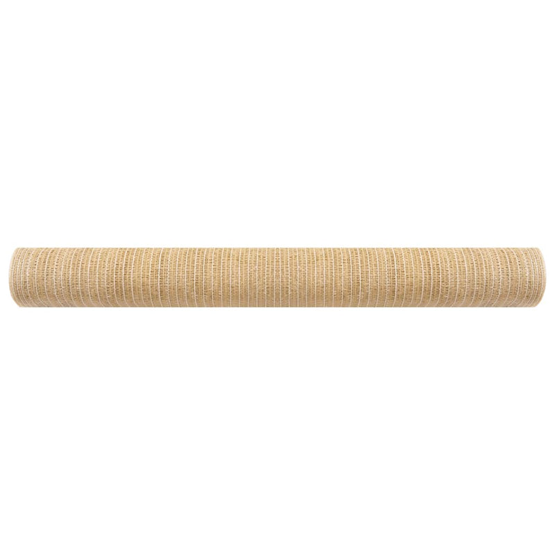 vidaXL Rete per Privacy Beige 1,5x25 m in HDPE 75 g/m² - Image 2 of 2