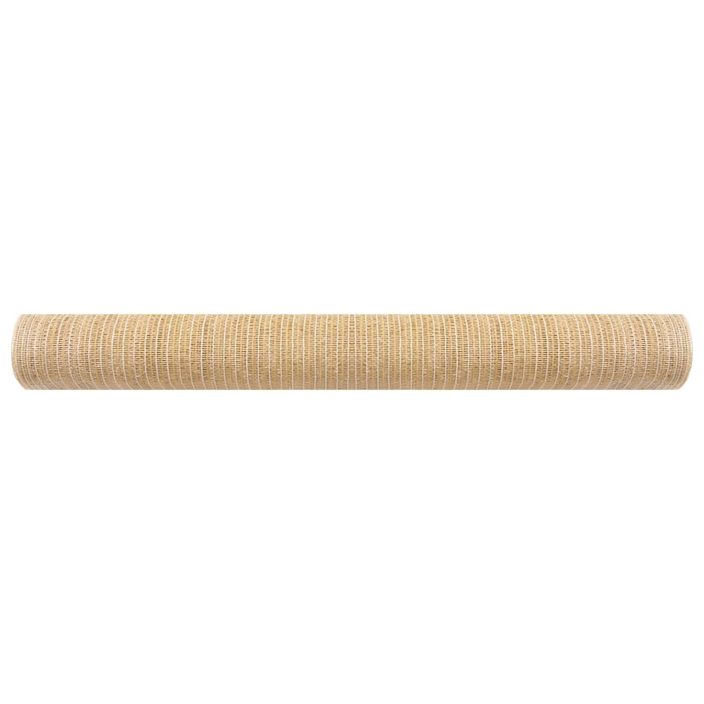 vidaXL Rete per Privacy HDPE 150 g/m² 3,6x25 m Beige - Image 7 of 8
