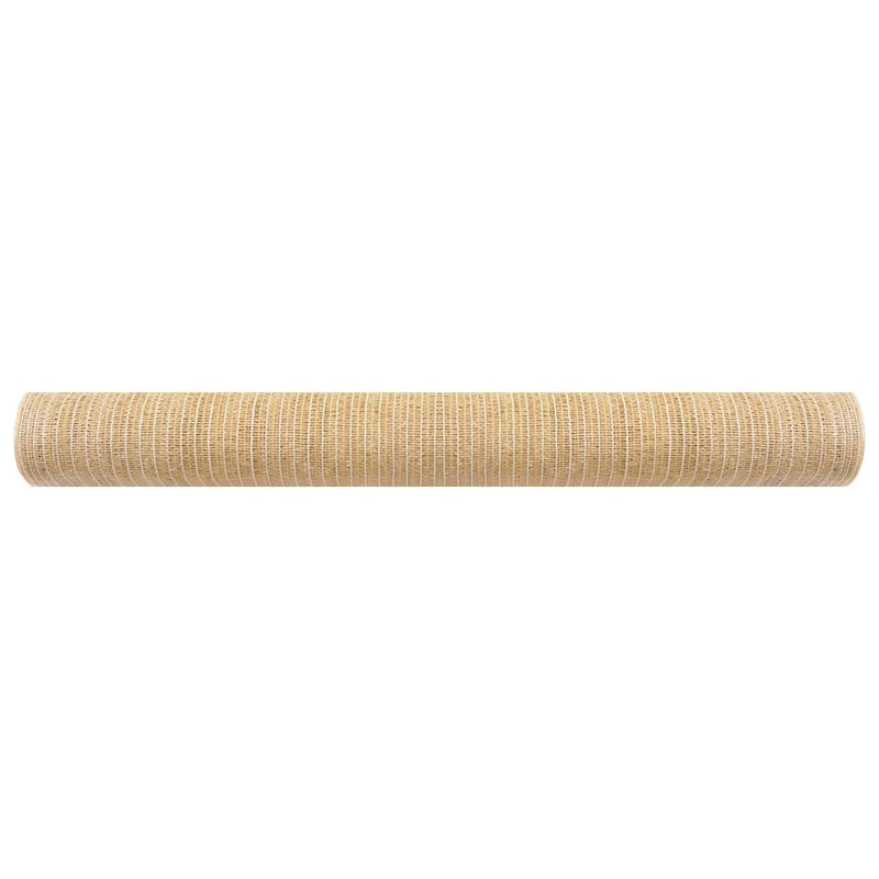 vidaXL Rete per Privacy HDPE 150 g/m² 3,6x25 m Beige - Image 7 of 8