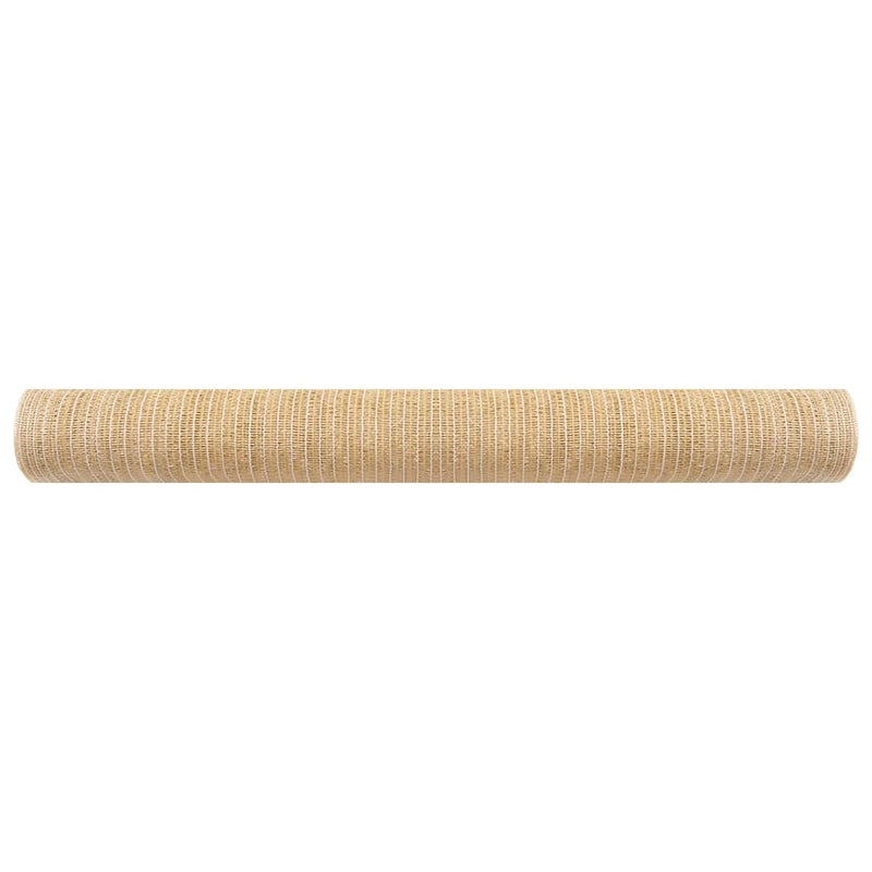 vidaXL Rete per Privacy Beige 2x25 m in HDPE 195 g/m² - Image 2 of 2