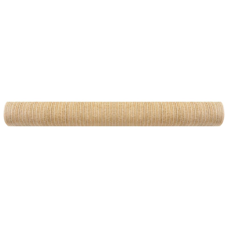 vidaXL Rete per Privacy Beige 2x50 m in HDPE 195 g/m² - Image 2 of 2