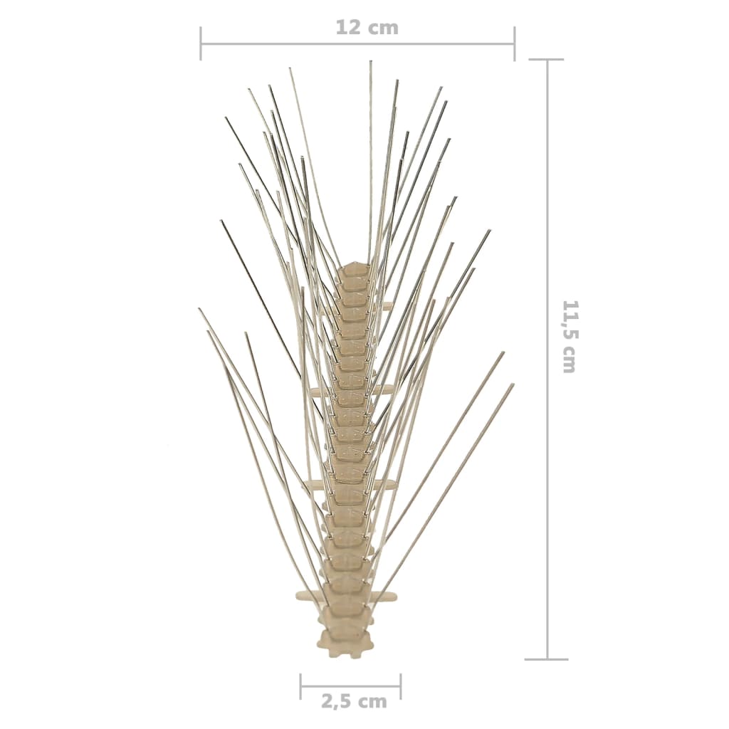 vidaXL Set Dissuasori per Uccelli e Piccioni 20 pz 5 File 10 m - Image 13 of 15