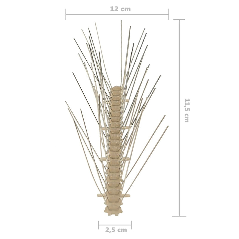 vidaXL Set Dissuasori per Uccelli e Piccioni 20 pz 5 File 10 m - Image 13 of 15