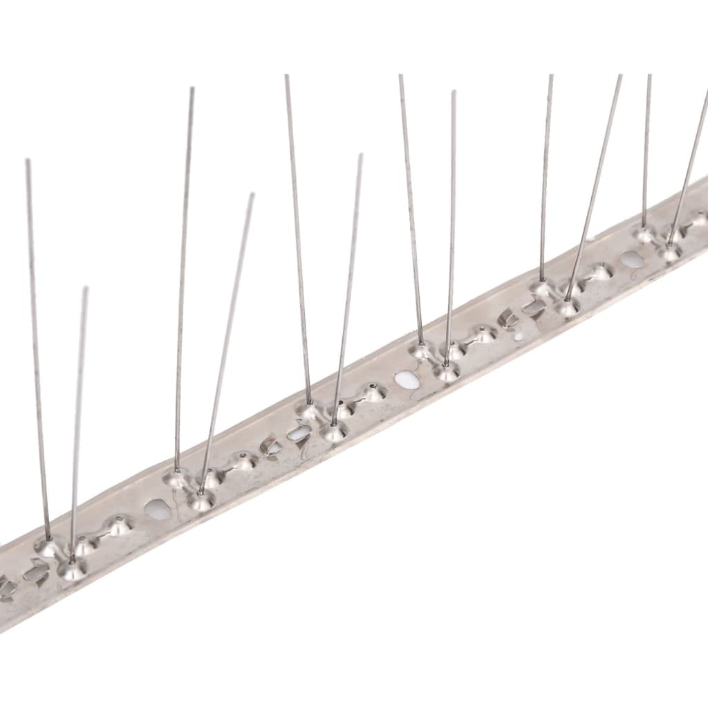 vidaXL Set Dissuasori per Uccelli in Acciaio Inossidabile, 10 m, 4 File - Image 9 of 20