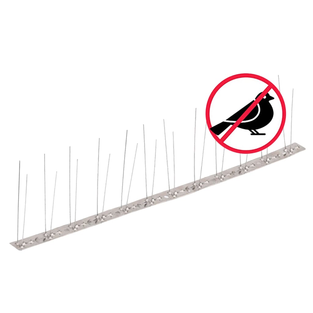 vidaXL Set Dissuasori per Uccelli e Piccioni 20 pz 5 File 10 m - Image 10 of 15