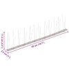 vidaXL Set Dissuasori per Uccelli in Acciaio Inossidabile, 10 m, 4 File - Image 17 of 20