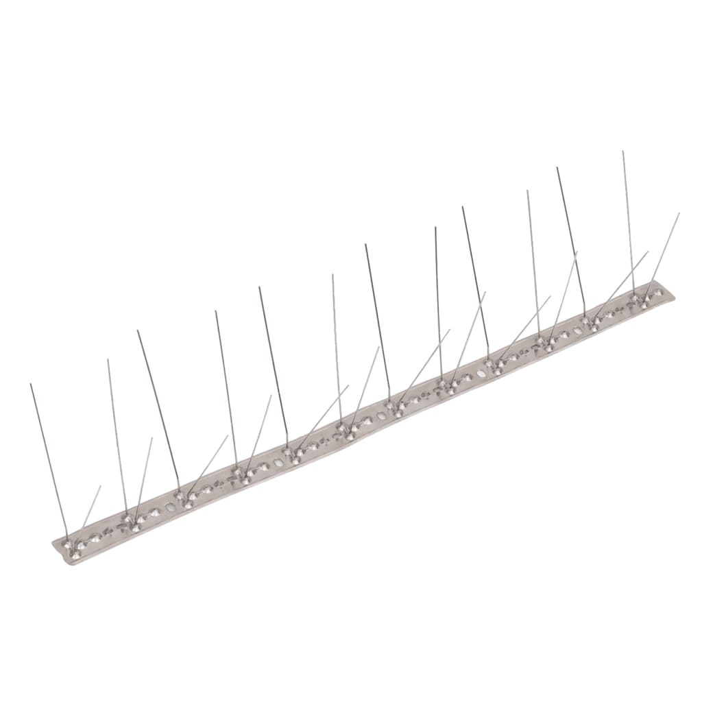 vidaXL Set Dissuasori per Uccelli in Acciaio Inossidabile, 10 m, 4 File - Image 1 of 20