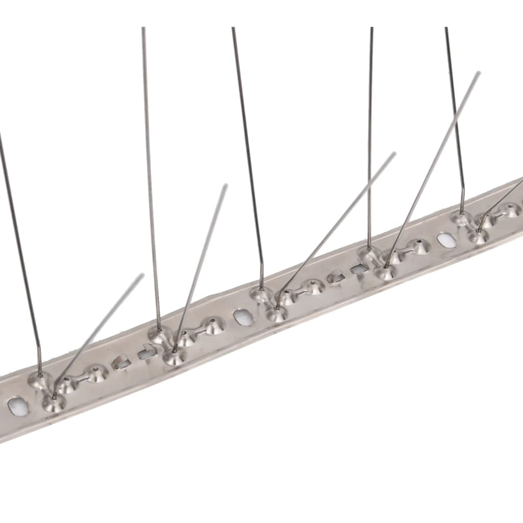 vidaXL Set Dissuasori per Uccelli in Acciaio Inossidabile, 10 m, 4 File - Image 12 of 20