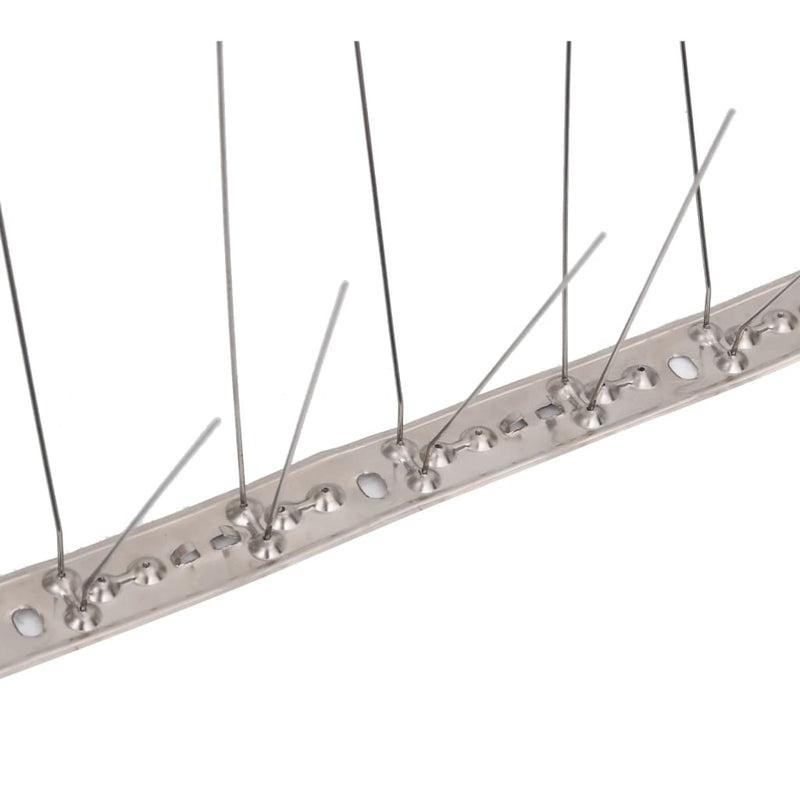 vidaXL Set Dissuasori per Uccelli in Acciaio Inossidabile, 10 m, 4 File - Image 12 of 20