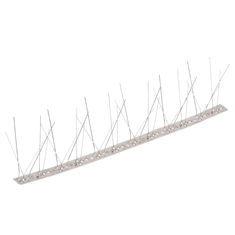 vidaXL Set Dissuasori per Uccelli e Piccioni 40 pz Acciaio 5 File 20 m - Image 1 of 20