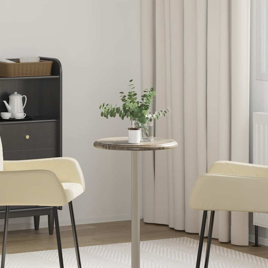 Piano Tavolo Rotondo in Marmo Grigio Ø40 cm- Eleganza Versatile - immagine 1 | SolPatio
