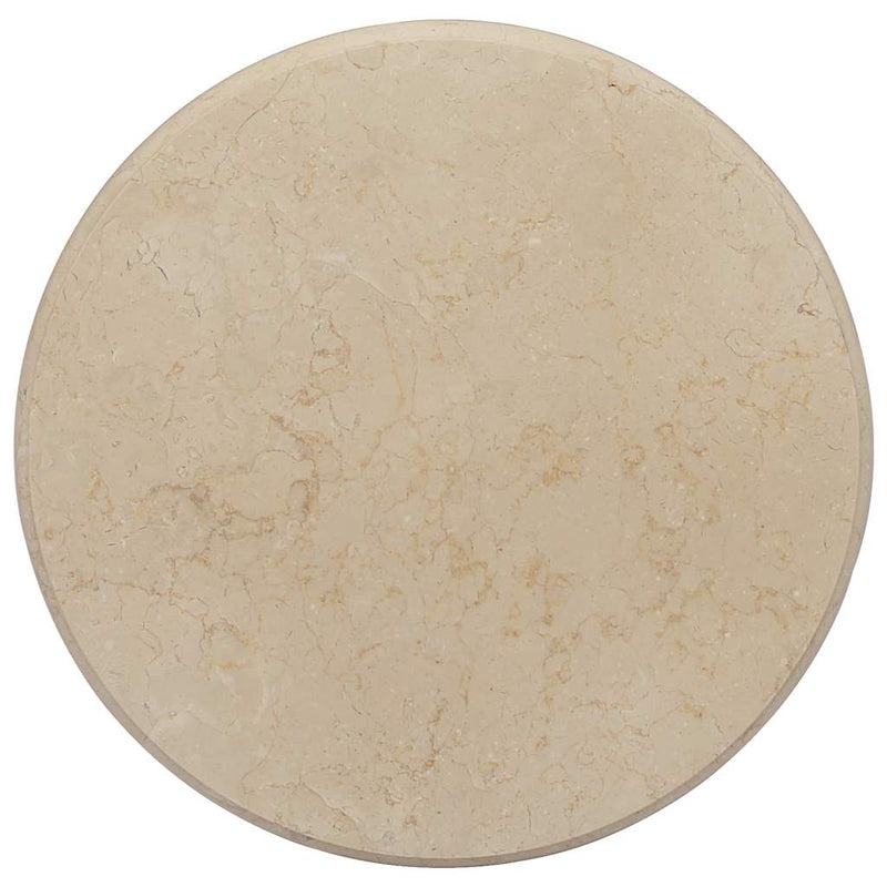 Piano per Tavolo Rotondo in Marmo Crema vidaXL, Ø50 cm - Image 4 of 8