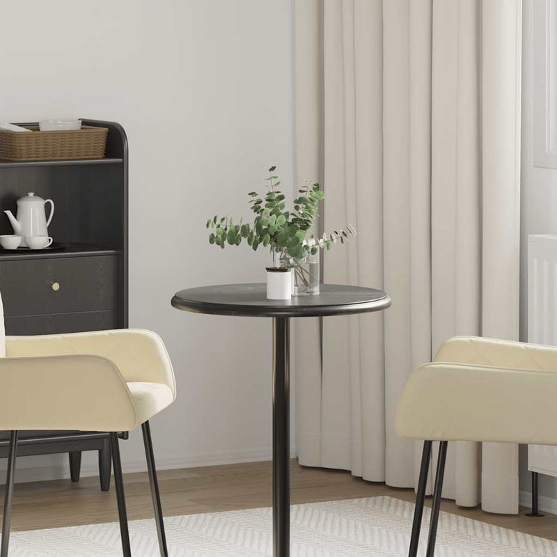 vidaXL Piano per Tavolo in Marmo Ø50x2,5 cm Nero - Image 1 of 16
