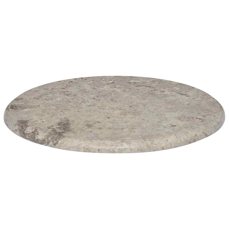 Piano Tavolo Rotondo in Marmo Grigio Ø40 cm- Eleganza Versatile - Image 4 of 24