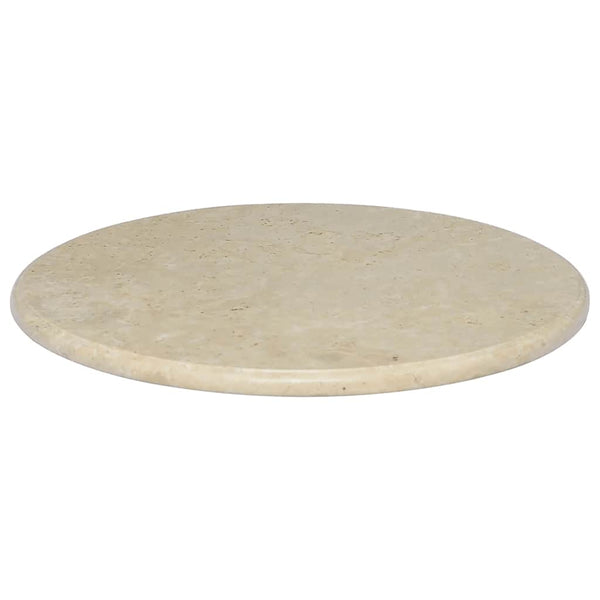 Piano per Tavolo Crema Ø60x2,5 cm in Marmo - immagine 2 | SolPatio