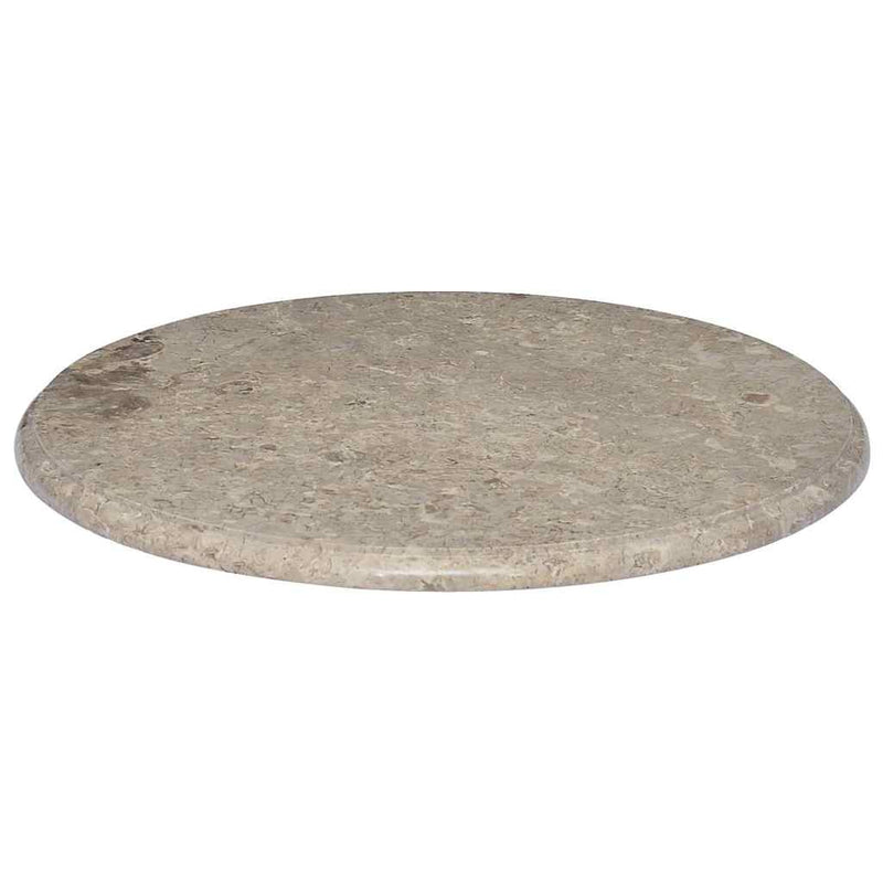 vidaXL Tablero de Mesa de Mármol Diámetro 50 cm Gris - Image 4 of 16