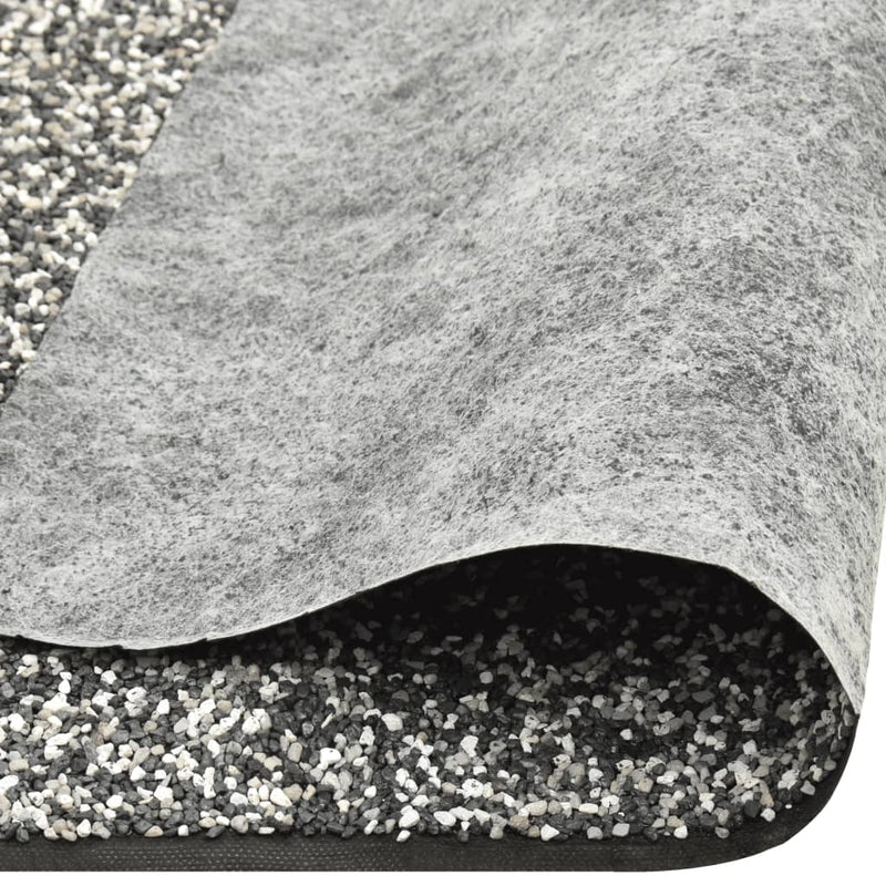 vidaXL Revestimiento para Estanque de Fieltro de PP con Piedra 150x40 cm Gris - Image 9 of 12