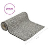 vidaXL Non-Woven PP Stone Fleece Liner, 250x40 cm, Grey - Image 8 of 8