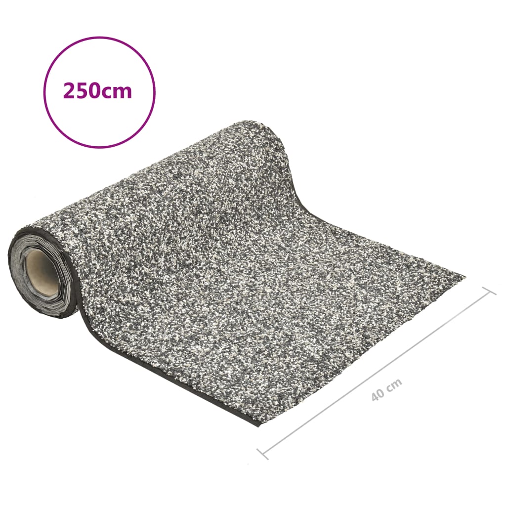 vidaXL Non-Woven PP Stone Fleece Liner, 250x40 cm, Grey - Image 8 of 8