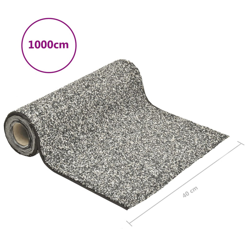 vidaXL Revestimiento para Estanque de Fieltro de PP con Piedra 150x40 cm Gris - Image 11 of 12