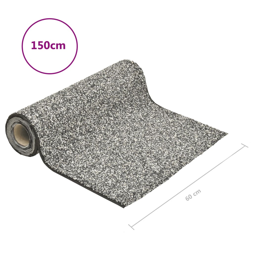 vidaXL Revestimiento para Estanque de Fieltro de PP con Piedra 150x40 cm Gris - Image 12 of 12