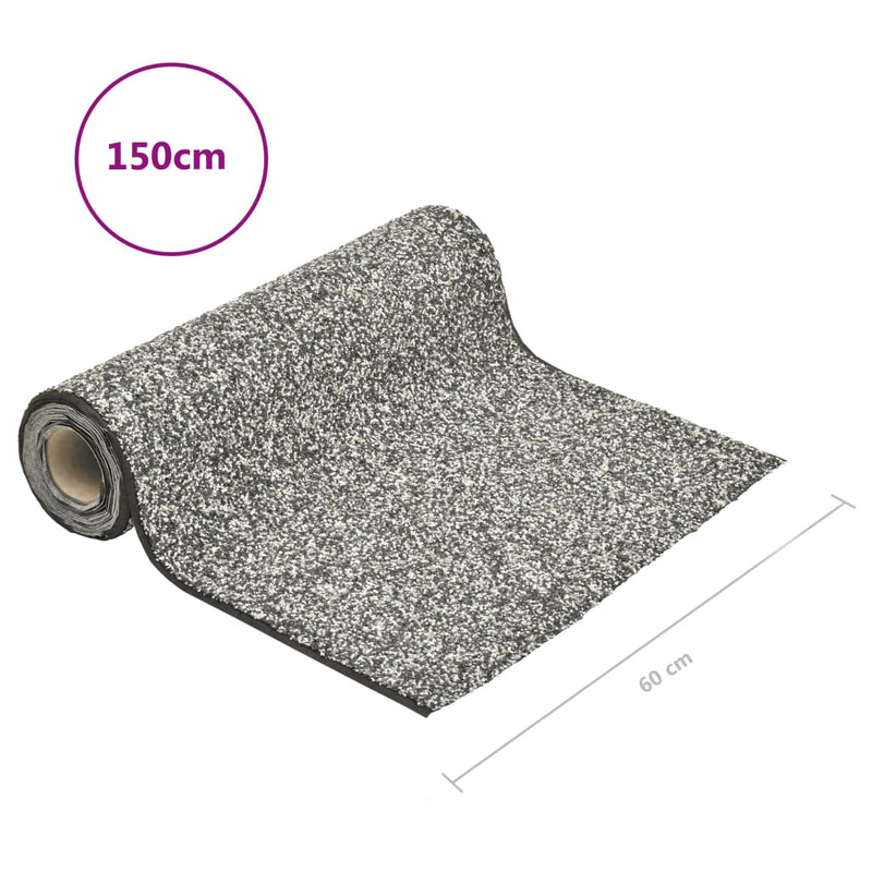 vidaXL Revestimiento para Estanque de Fieltro de PP con Piedra 150x40 cm Gris - Image 12 of 12
