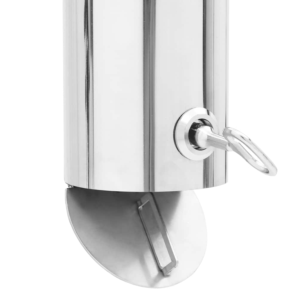Posacenere da Parete in Acciaio Inox - Design Salvaspazio ed Elegante - Image 7 of 9