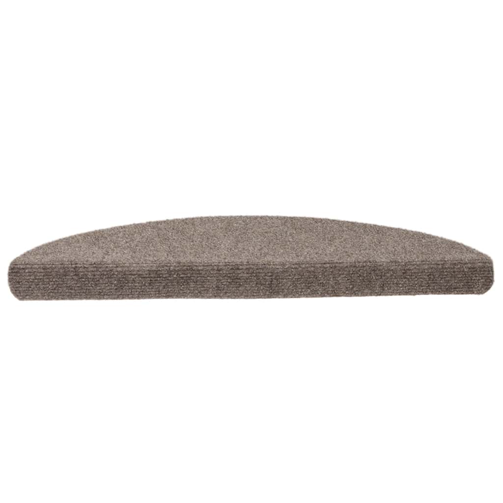 Set 5 Tappetini Semicircolari Autoadesivi per Scale vidaXL - Beige - Image 4 of 12