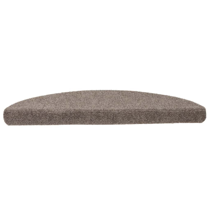 Set 5 Tappetini Semicircolari Autoadesivi per Scale vidaXL - Beige - Image 4 of 12