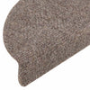 Set 5 Tappetini Semicircolari Autoadesivi per Scale vidaXL - Beige - Image 8 of 12
