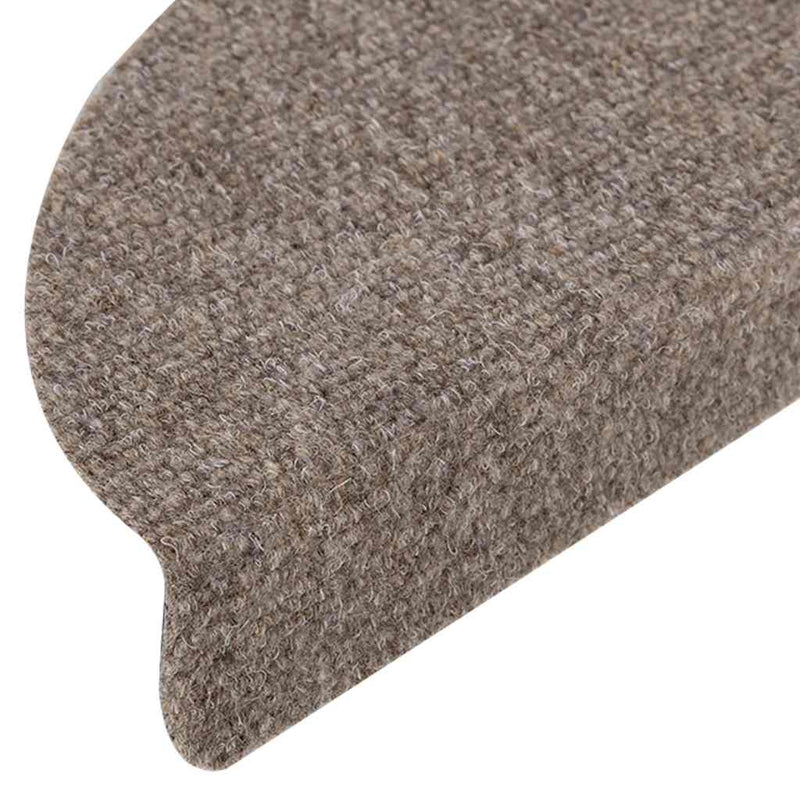 Set 5 Tappetini Semicircolari Autoadesivi per Scale vidaXL - Beige - Image 7 of 12