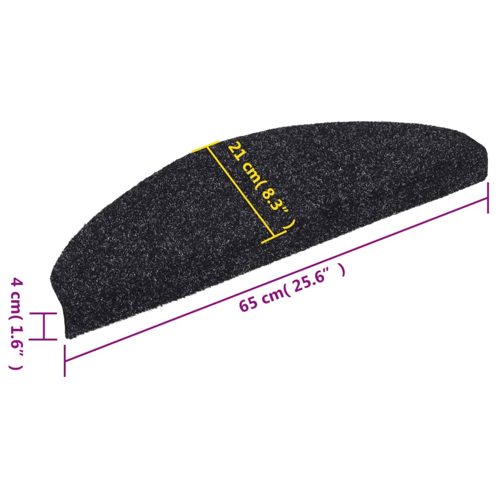 Tappetini Autoadesivi per Scale Semicircolari, Neri (15 pz) - Sicurezza e Stile - Image 31 of 33
