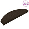 Tappetini per scale autoadesivi 10 pz 65x21x4 cm marrone semicircolari grandi - immagine 8 | SolPatio - Image 8 of 26