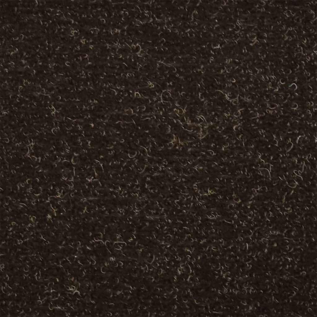 vidaXL Tappetini per scale autoadesivi 10 pz 65x21x4 cm marrone semicircolari grandi - Image 23 of 26