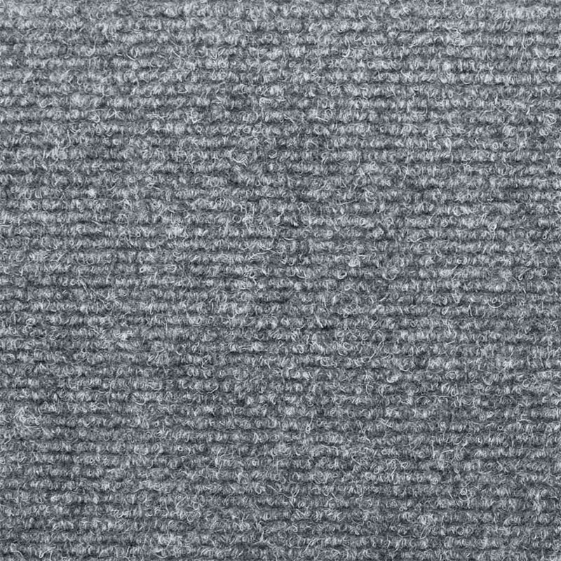 vidaXL Tappetini per scale autoadesivi 5 pz 65x21x4 cm Grigio chiaro bordo rettangolare - Image 6 of 7