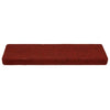 Set 5 Tappetini Autoadesivi per Scale 65x21 cm - Rosso Bordeaux - immagine 3 | SolPatio - Image 3 of 11
