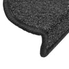 vidaXL Tappetini per scale 10 pz 56x17x3 cm Antracite Semicircolari - Image 6 of 8