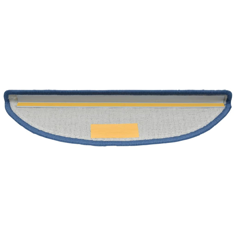 vidaXL Tappetini per scale 10 pz 56x17x3 cm blu semicircolari - Image 30 of 48