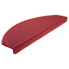 vidaXL Tappetini per scale 10 pz 65x24x4 cm Rossi Semicircolari Grandi - Image 5 of 16