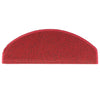 vidaXL Tappetini per scale 10 pz 65x24x4 cm Rossi Semicircolari Grandi - Image 7 of 16