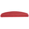 vidaXL Tappetini per scale 10 pz 65x24x4 cm Rossi Semicircolari Grandi - Image 10 of 16