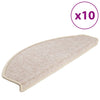 vidaXL Tappetini per scale 10 pz 65x24x4 cm tortora semicircolari grandi - Image 2 of 9