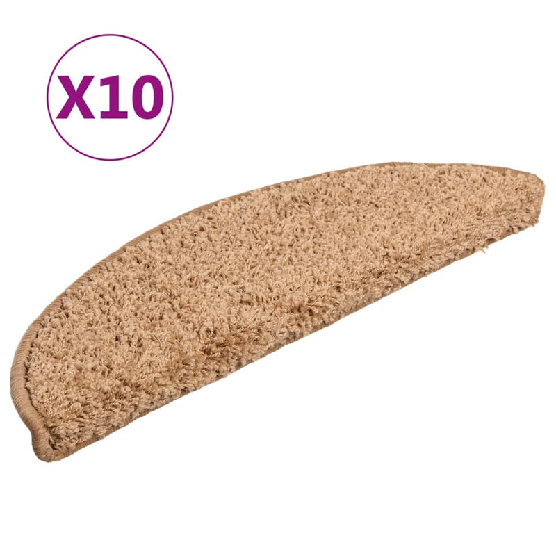 vidaXL Tappetini per scale 10 pz 56x17x3 cm blu semicircolari - Image 9 of 48