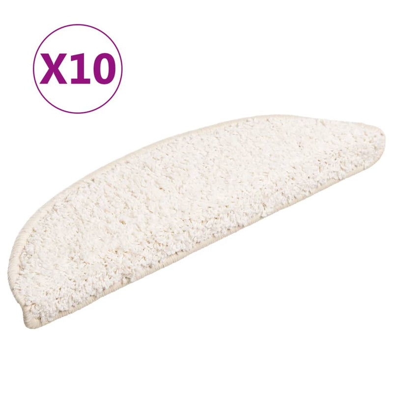 vidaXL Tappetini per scale 10 pz 56x17x3 cm blu semicircolari - Image 10 of 48