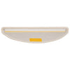 vidaXL Tappetini per scale 10 pz 56x17x3 cm Bianco Semicircolari - Image 5 of 8